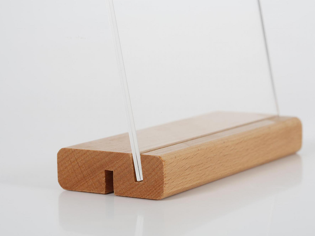 Wooden Base Brochure Holder (10 Units)