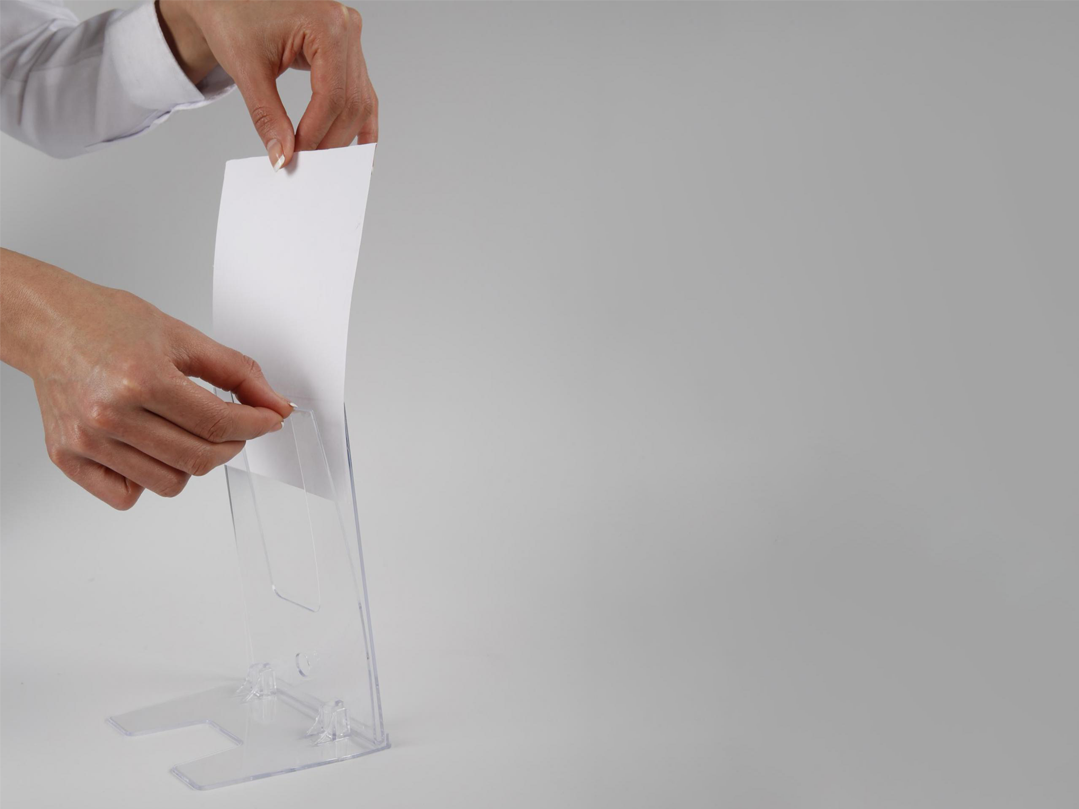 Foldable Counter-top Brochure Holder