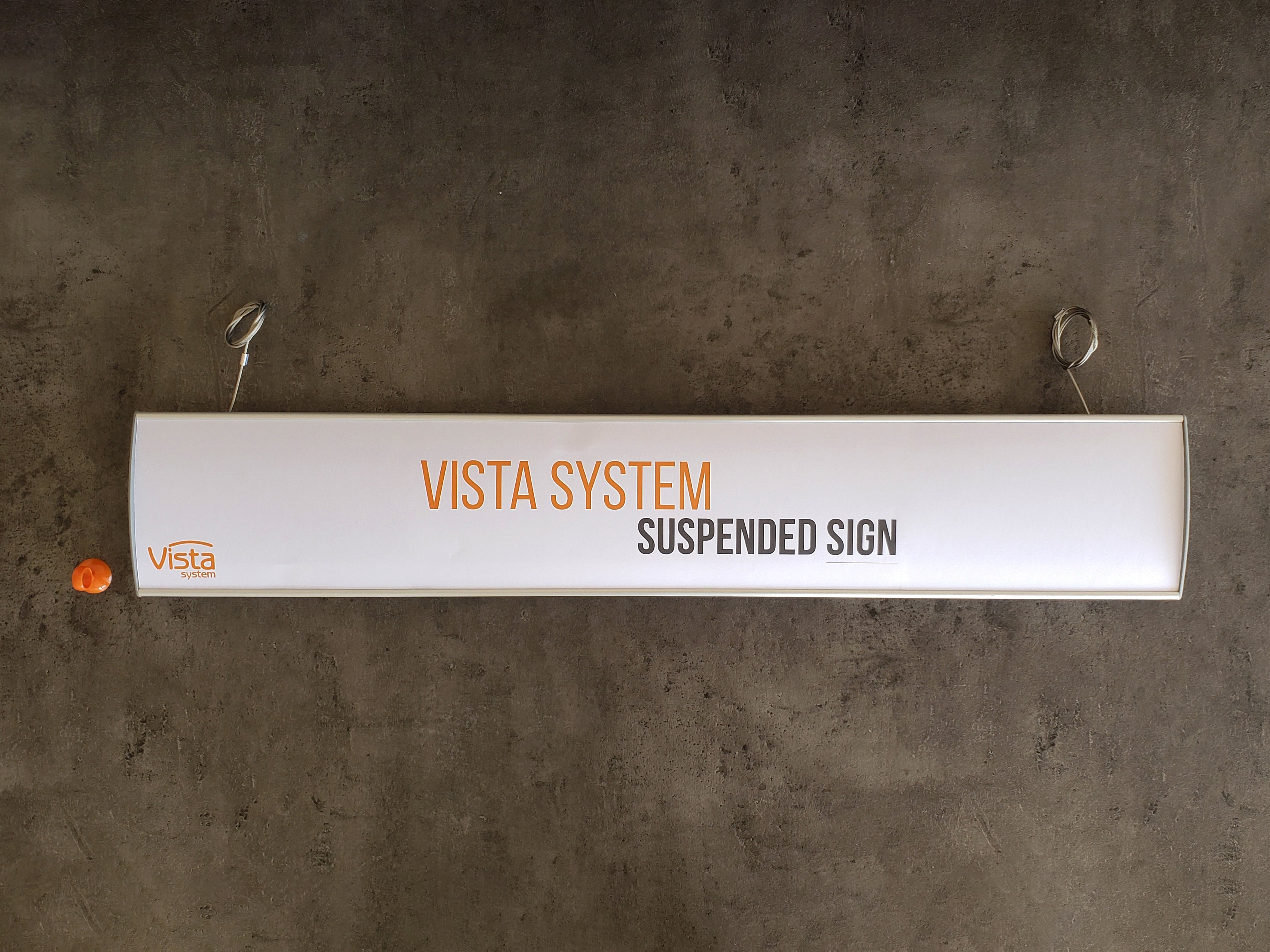 Suspended sign, Vista style