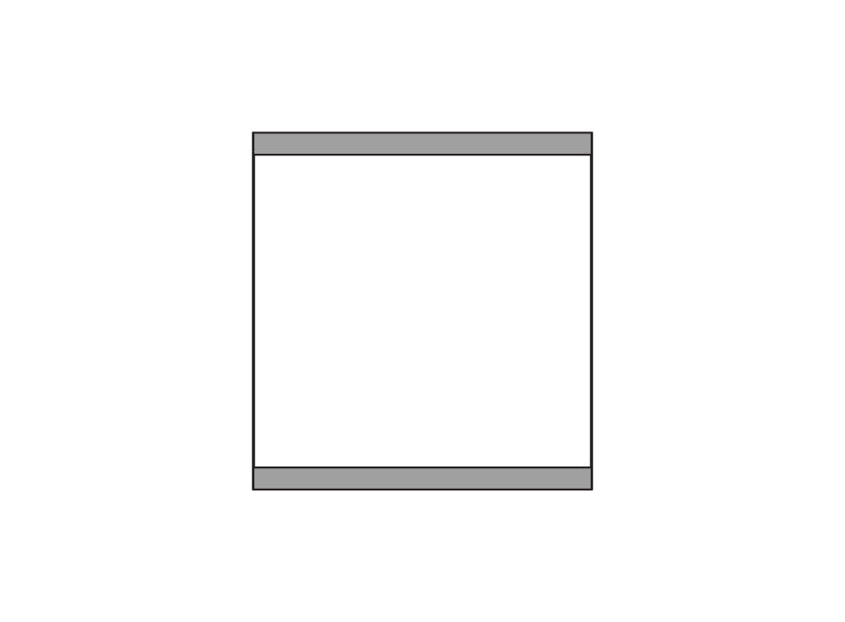 Wall sign, Square (Widths: F80-F120)