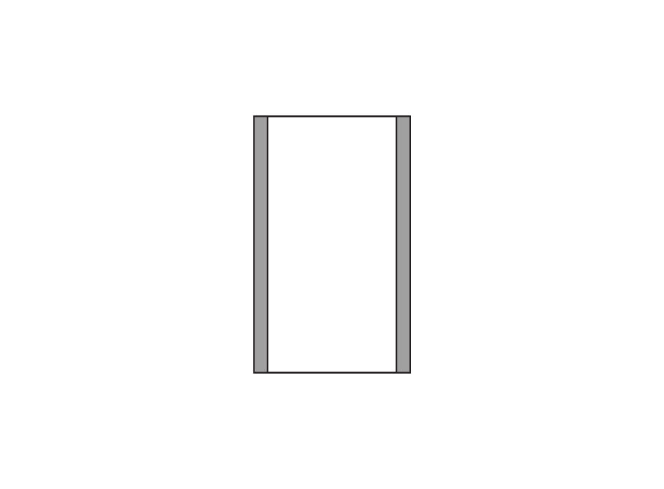 Wall sign, Square (Widths: F400-F900)