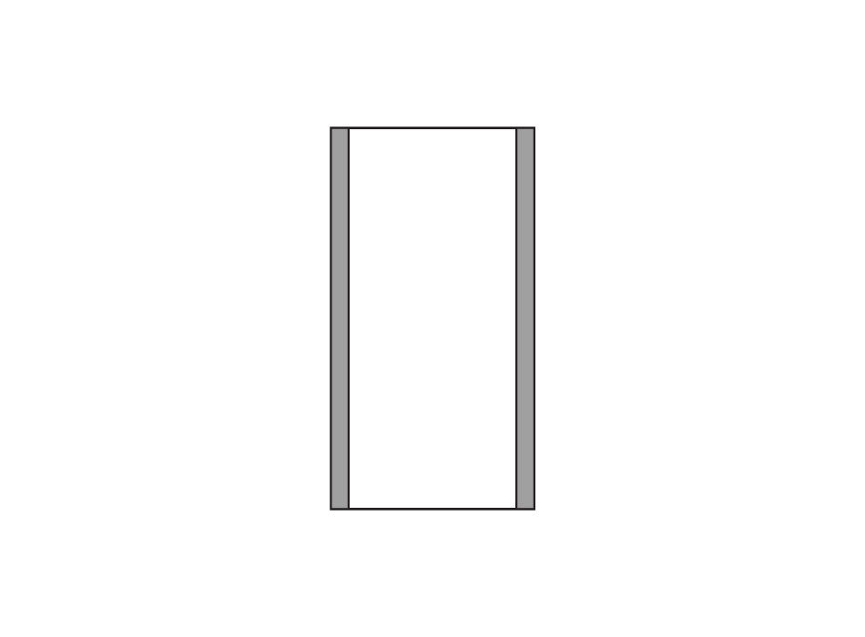 Wall sign, Square (Widths: F400-F900)