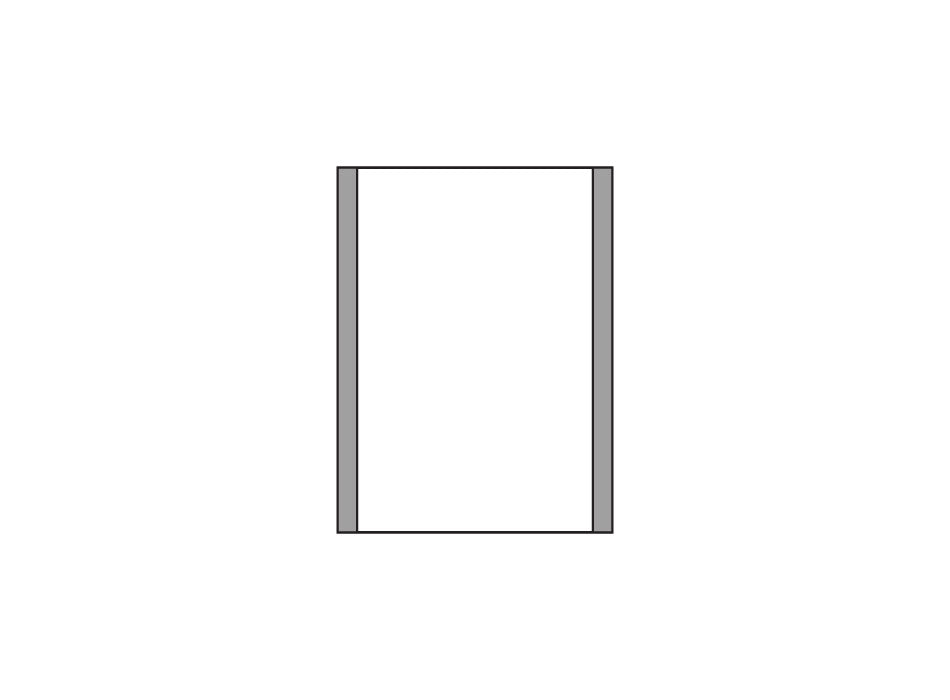 Wall sign, Square (Widths: F400-F900)