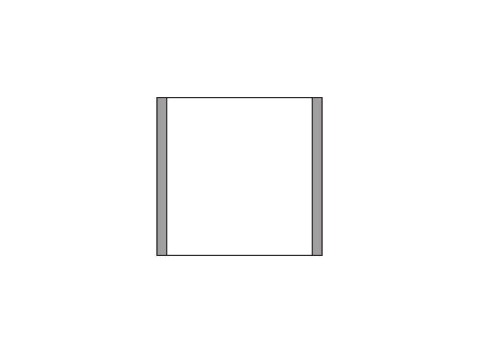 Wall sign, Square (Widths: F400-F900)