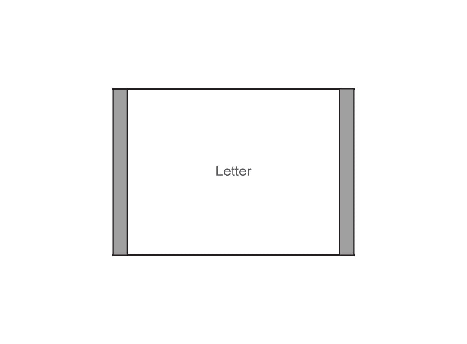 Wall sign, Square (Widths: F11,F17)