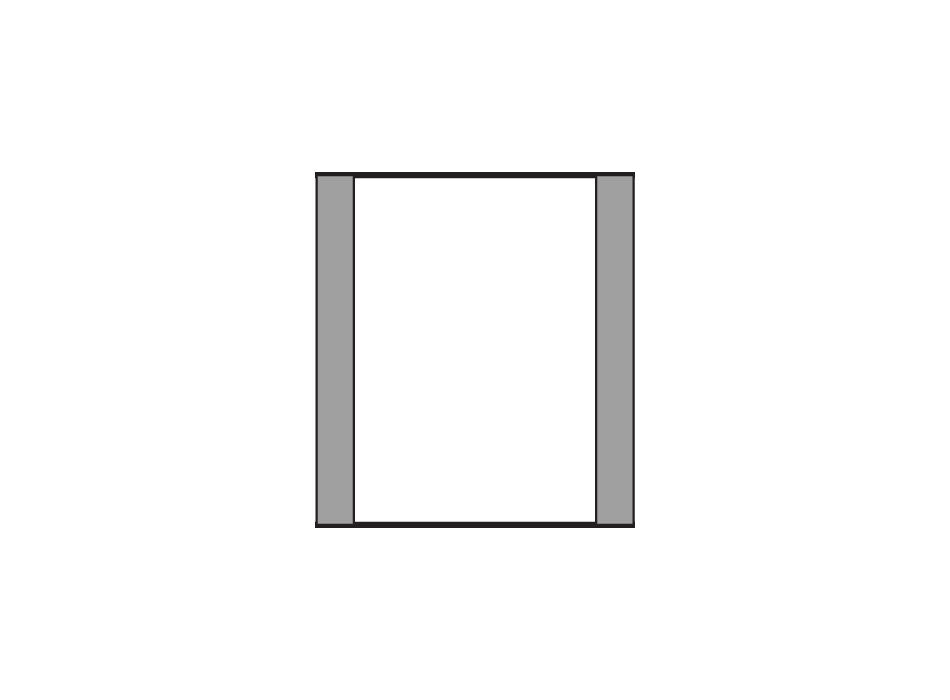 Wall sign, Square (Widths: F80-F120)