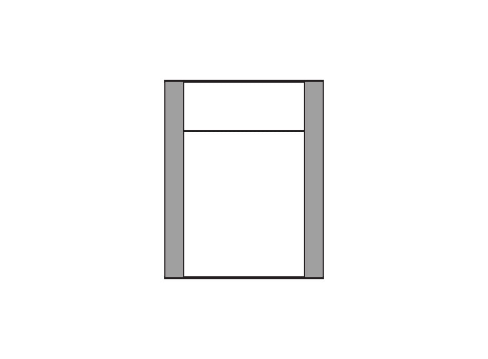 Wall sign, Square (Widths: F80-F120)