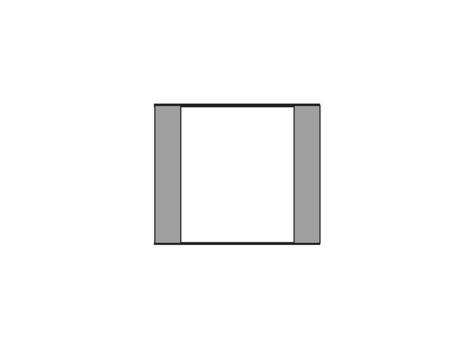 Wall sign, Square (Widths: F80-F120)