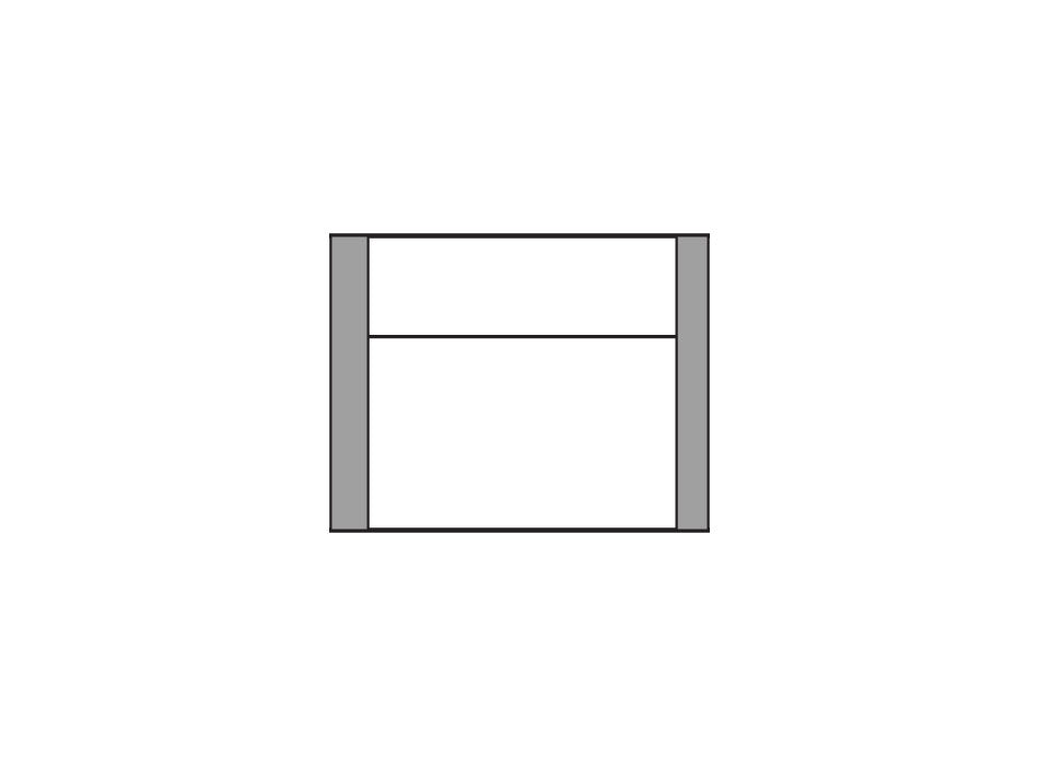 Wall sign, Square (Widths: F150-F300)