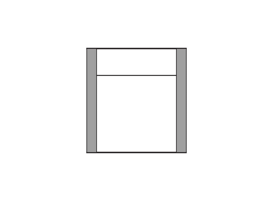 Wall sign, Square (Widths: F150-F300)