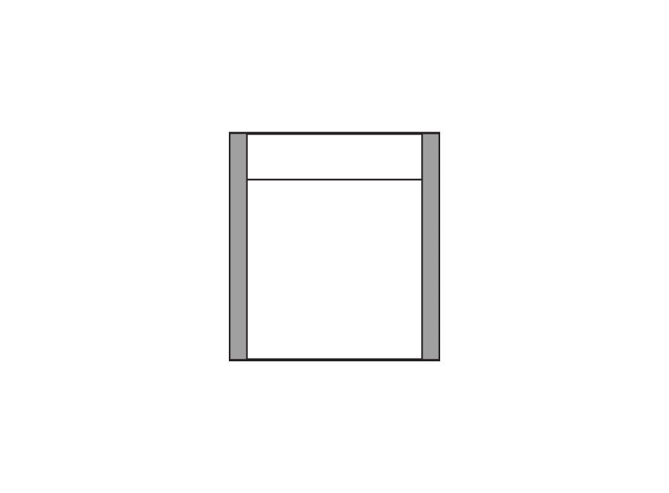 Wall sign, Square (Widths: F150-F300)