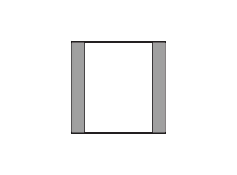 Wall sign, Square (Widths: F80-F120)