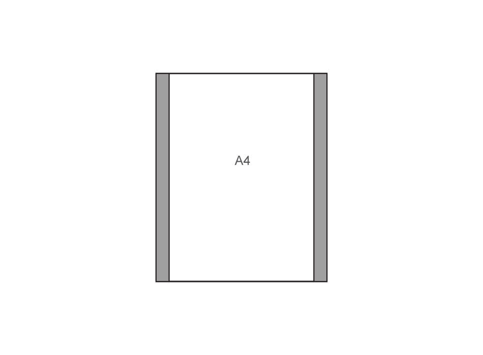 Wall sign, Square (Widths: FA4,FLetter)