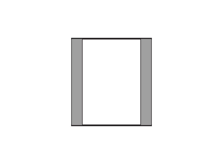 Wall sign, Square (Widths: F80-F120)