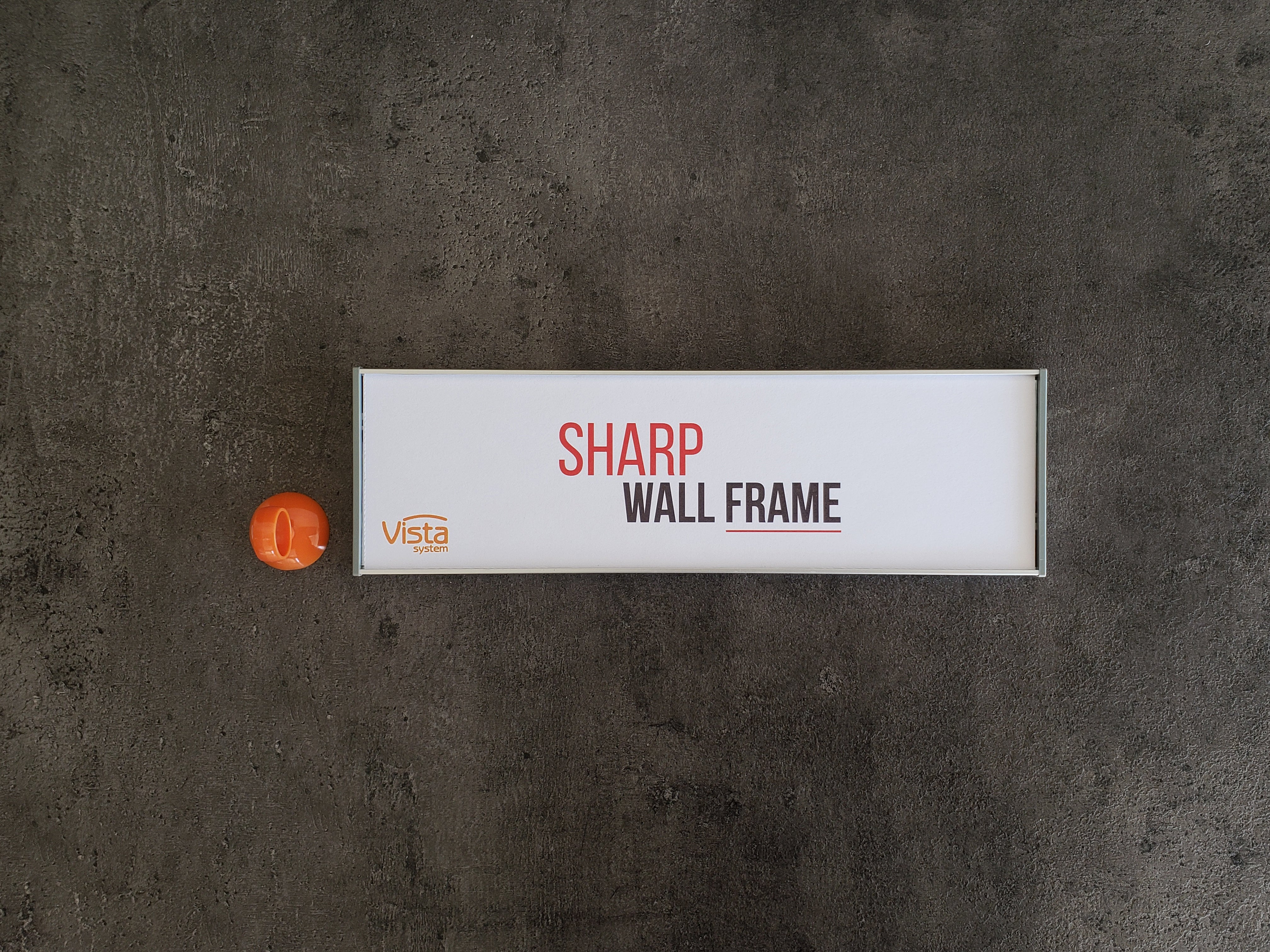 Wall sign, Sharp (Widths: A4,A3)