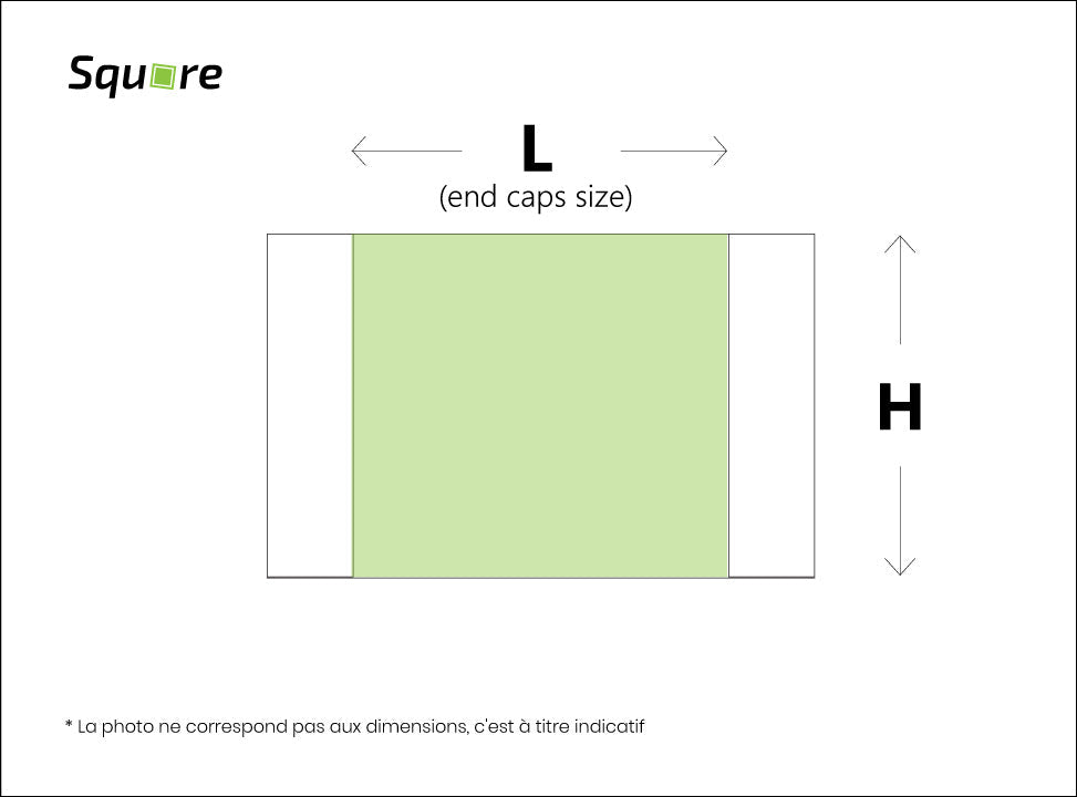 Wall sign, Square (Widths: F80-F120)