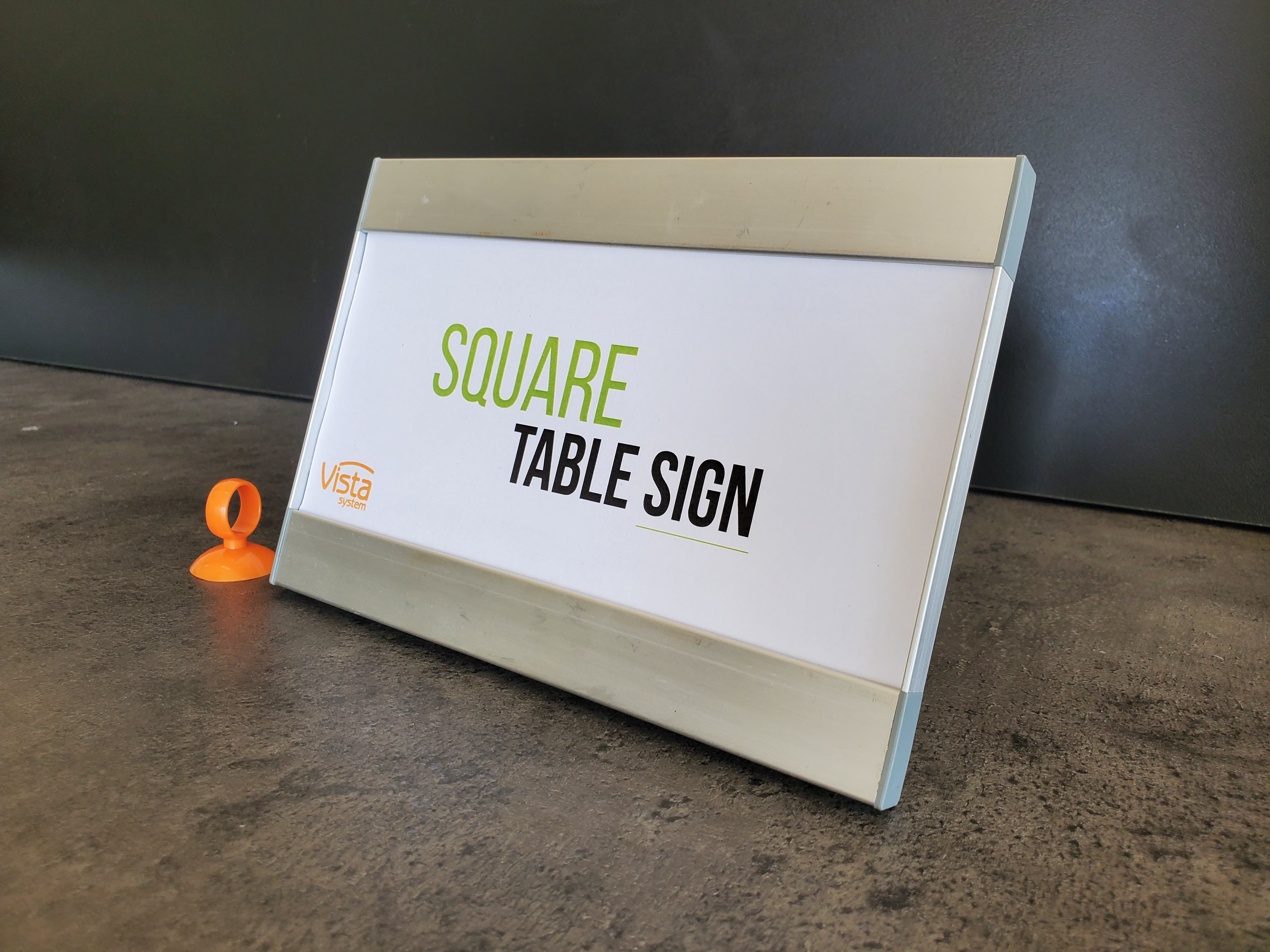 Table sign, Square style